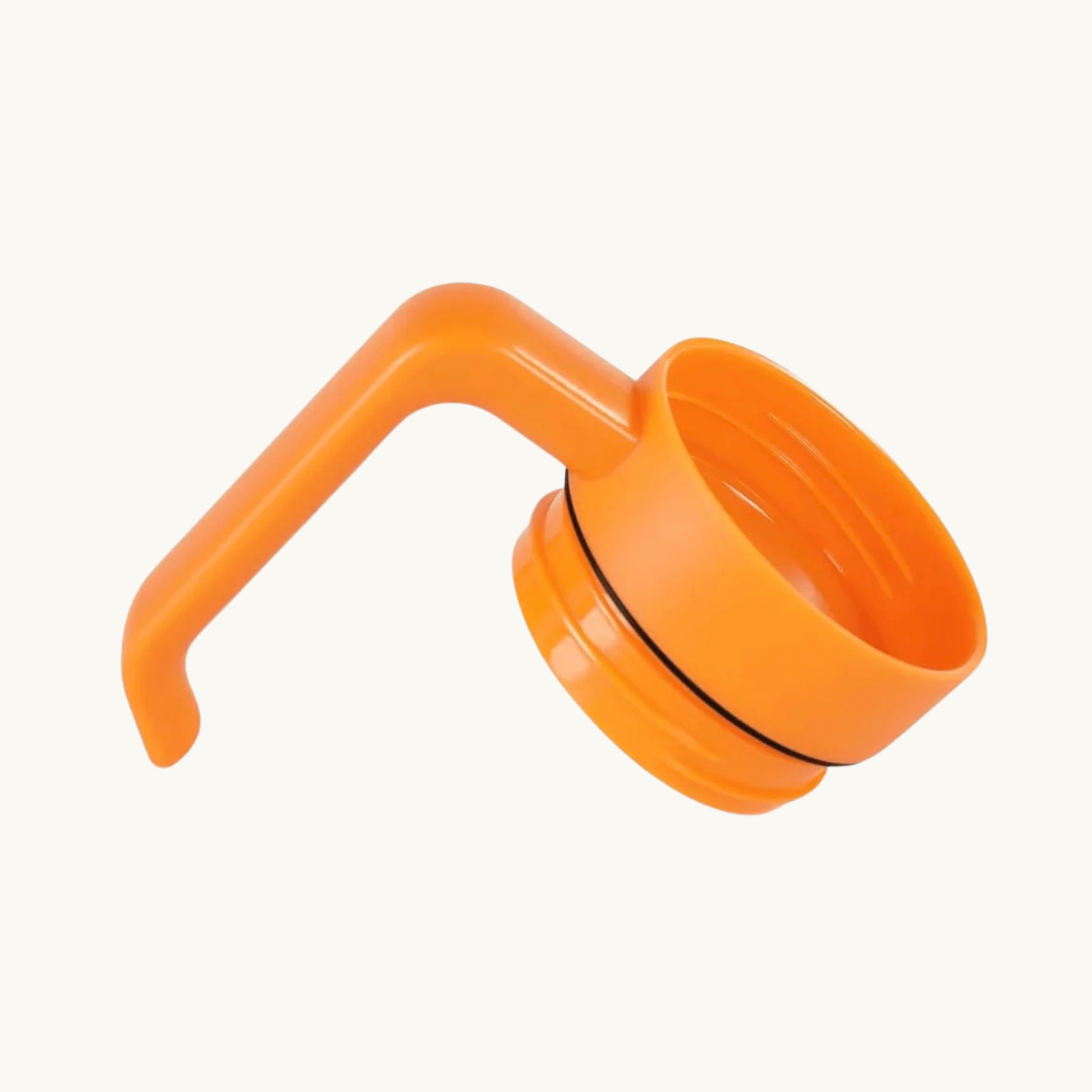 Orange handle for a 20 ounce skinny tumbler