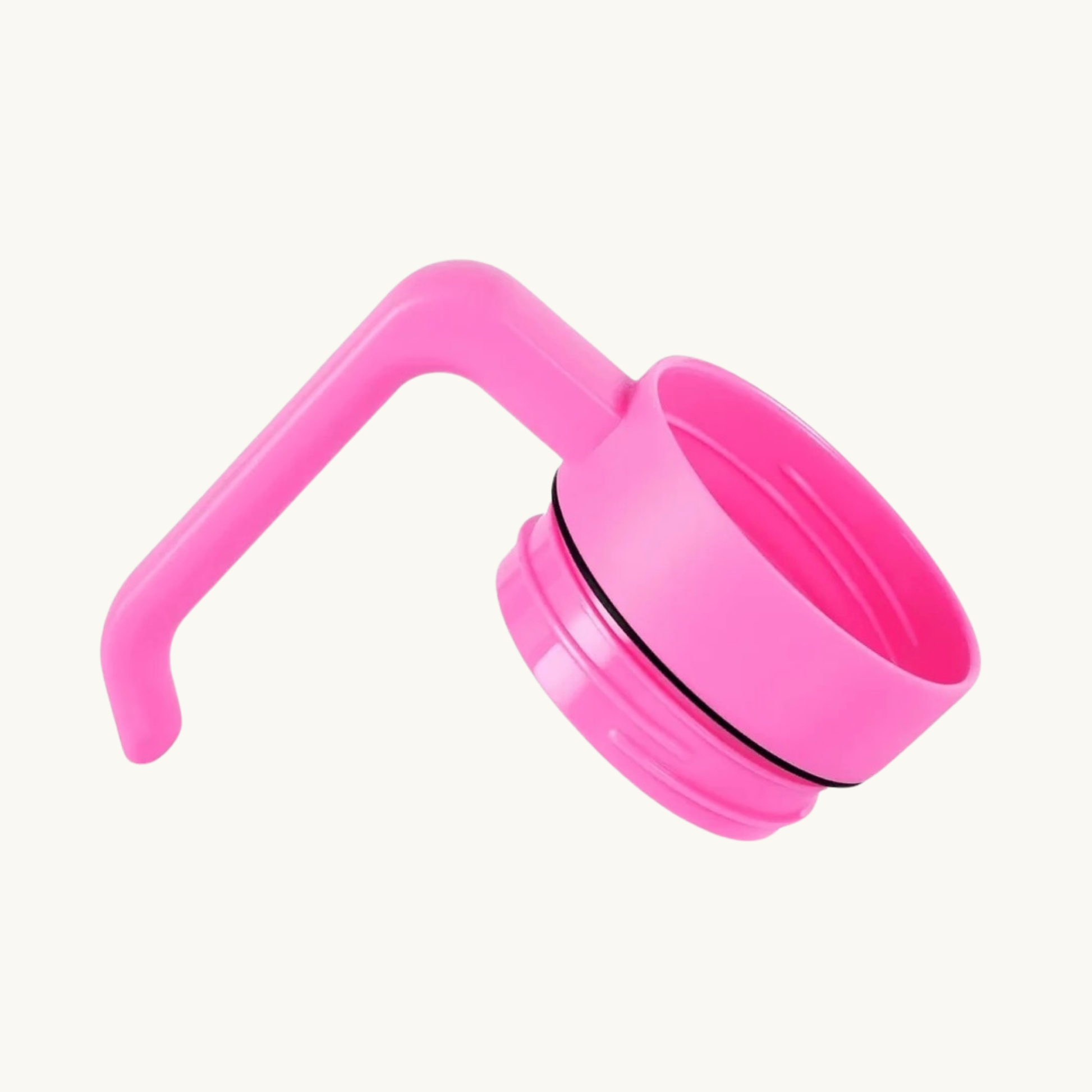 Pink handle for a 20 ounce skinny tumbler