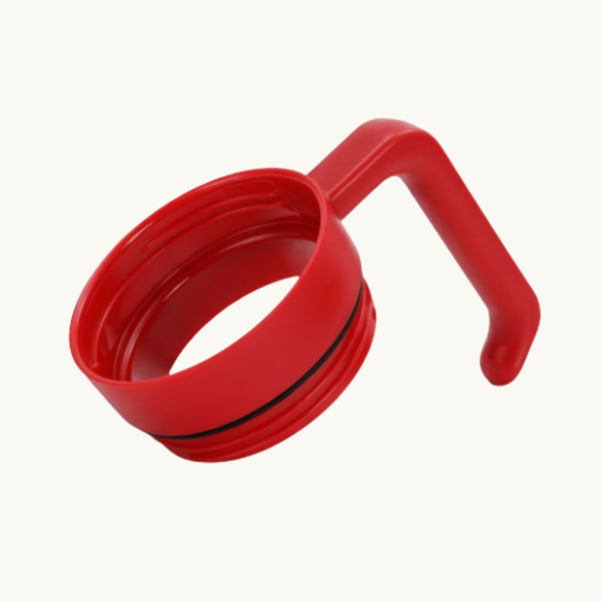 Red handle for 30 ounce and 40 ounce tumblers