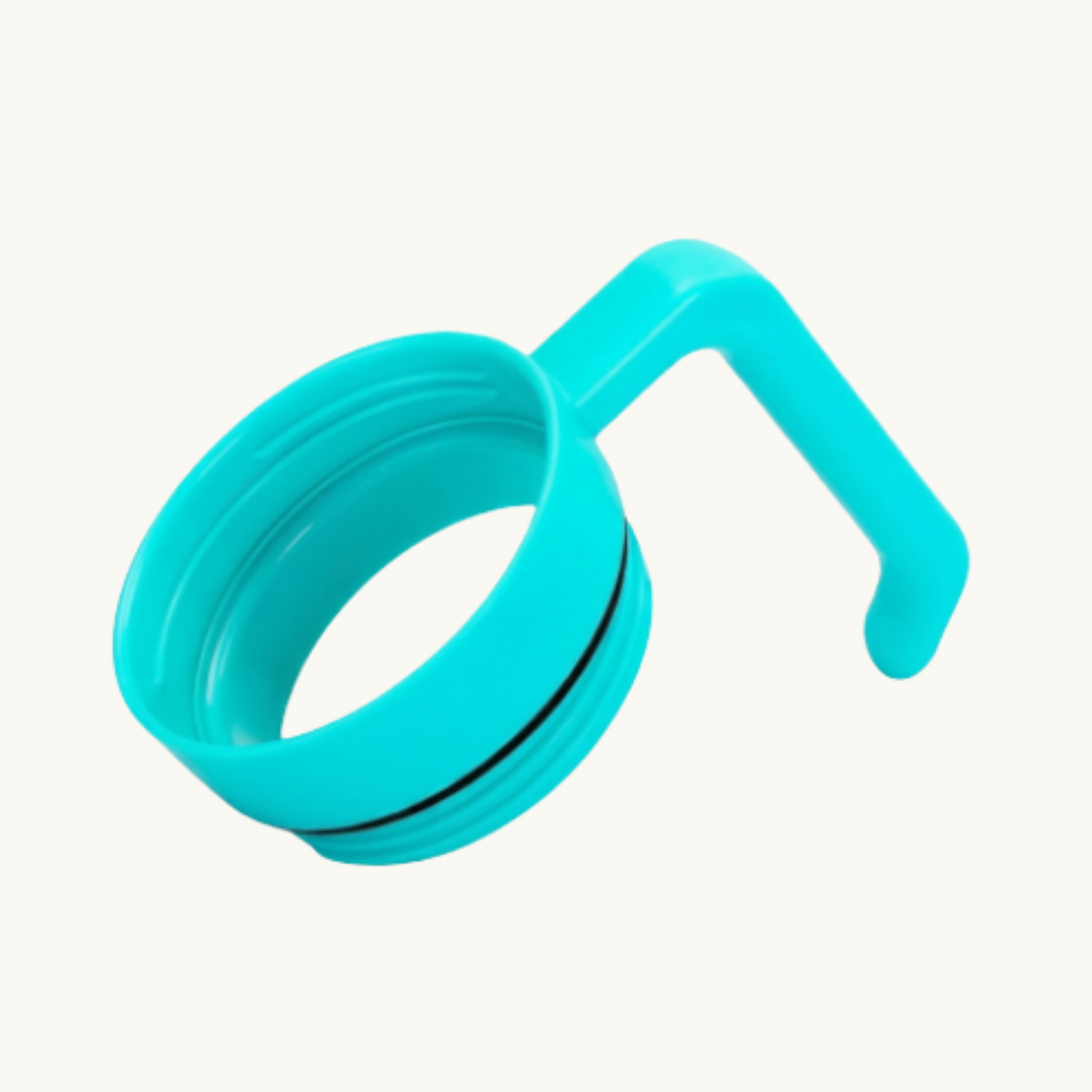 Teal handle for 30 ounce and 40 ounce tumblers