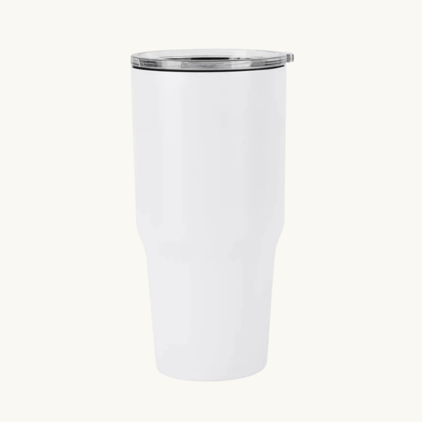 White 30 ounce tumbler