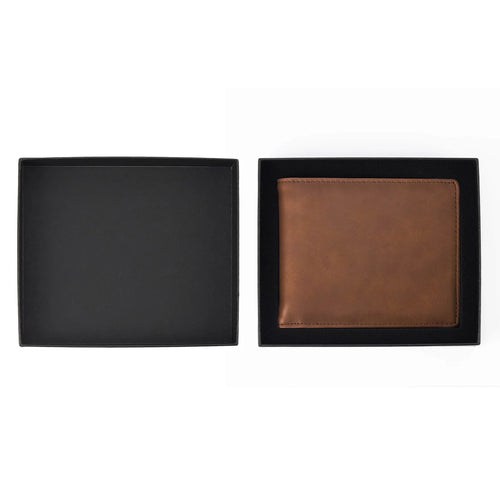 Personalized Engravable Laserette® Men’s Bifold Wallet