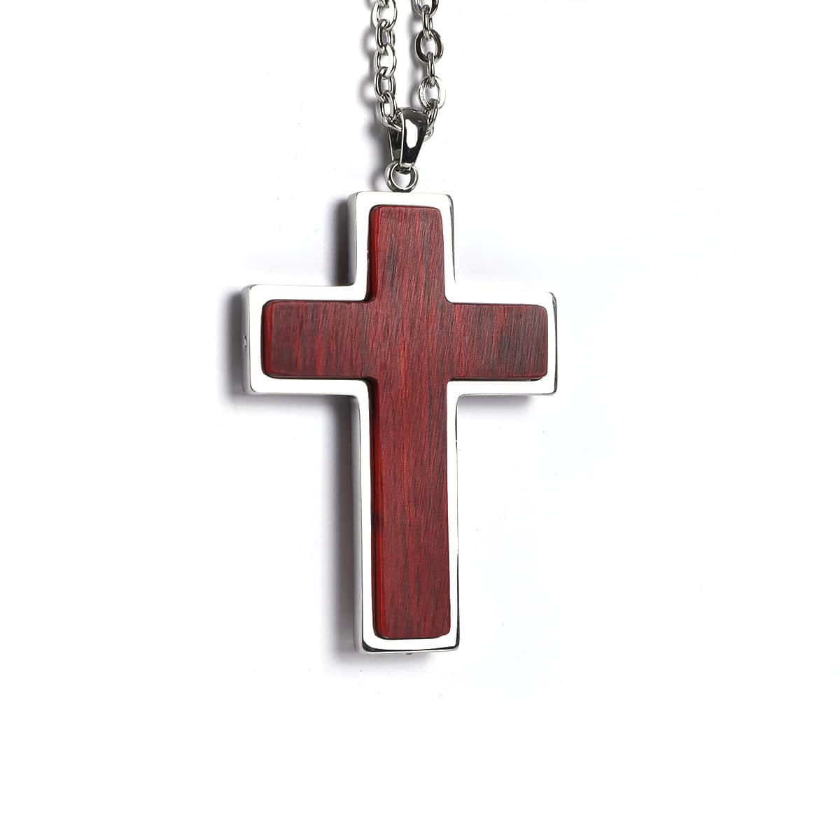 Personalized Engraved Wood Pendant Necklace