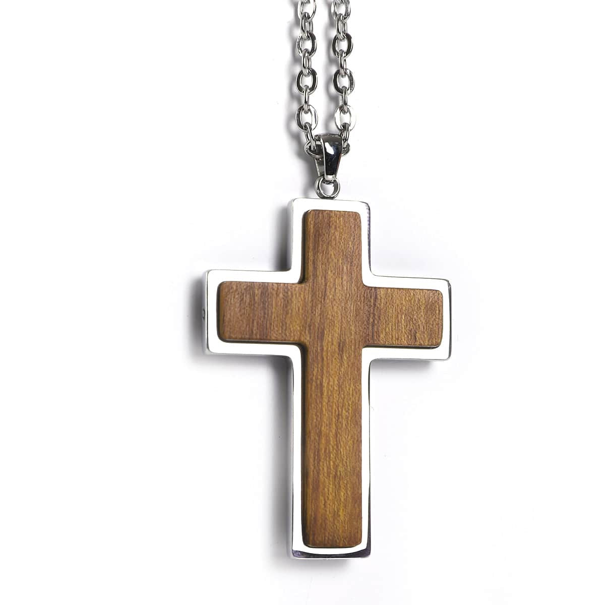 Personalized Engraved Wood Pendant Necklace