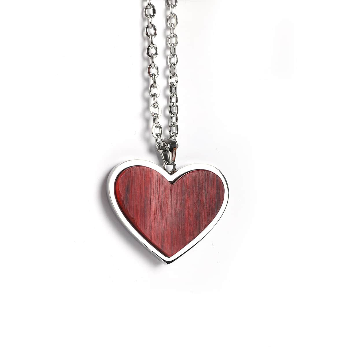 Personalized Engraved Wood Pendant Necklace