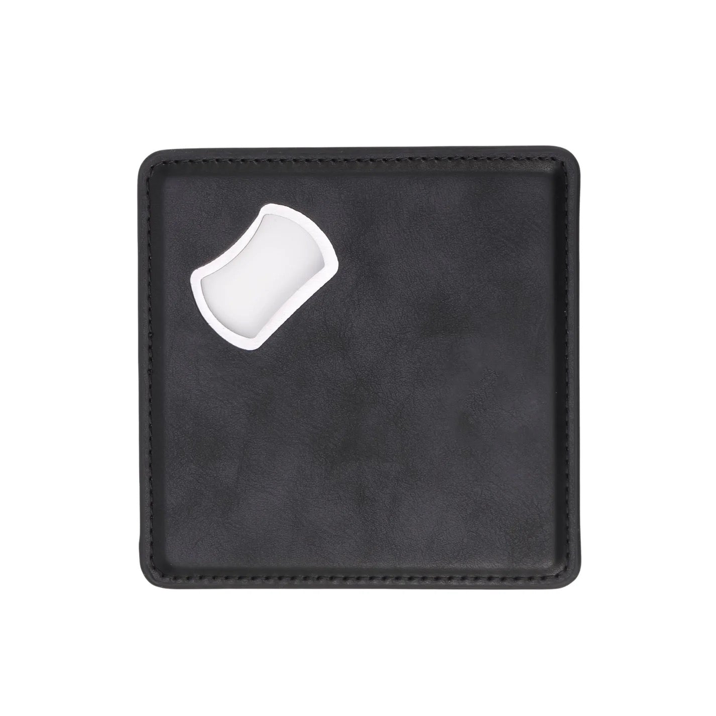 Personalized Engravable Magnetic Leatherette Bottle Opener