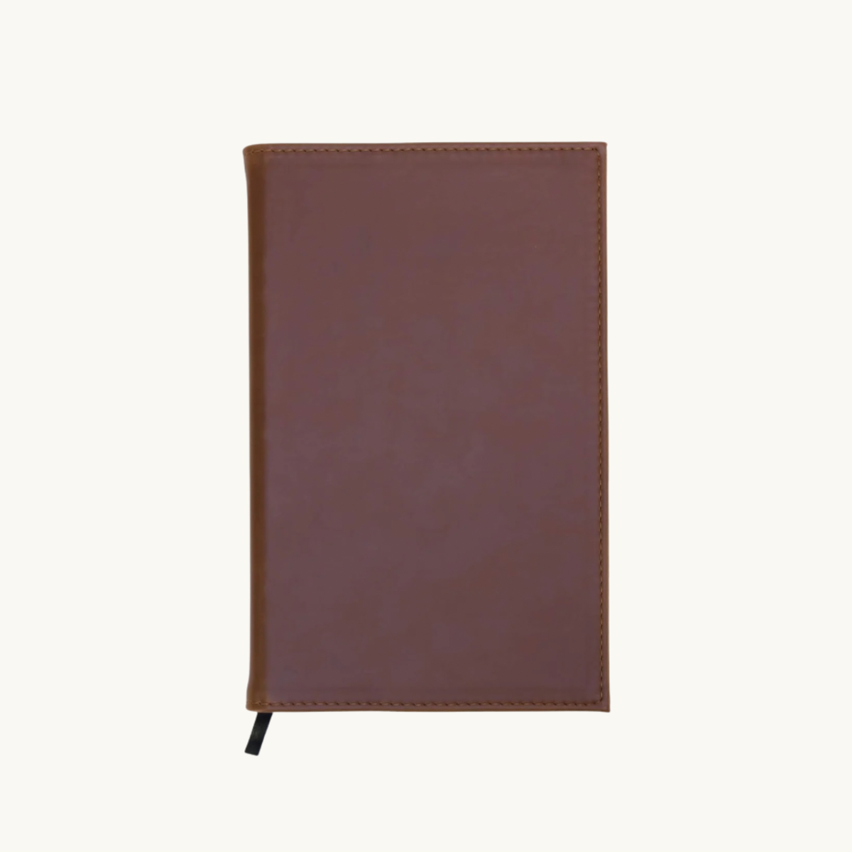 Brown leatherette personalized notebook journal