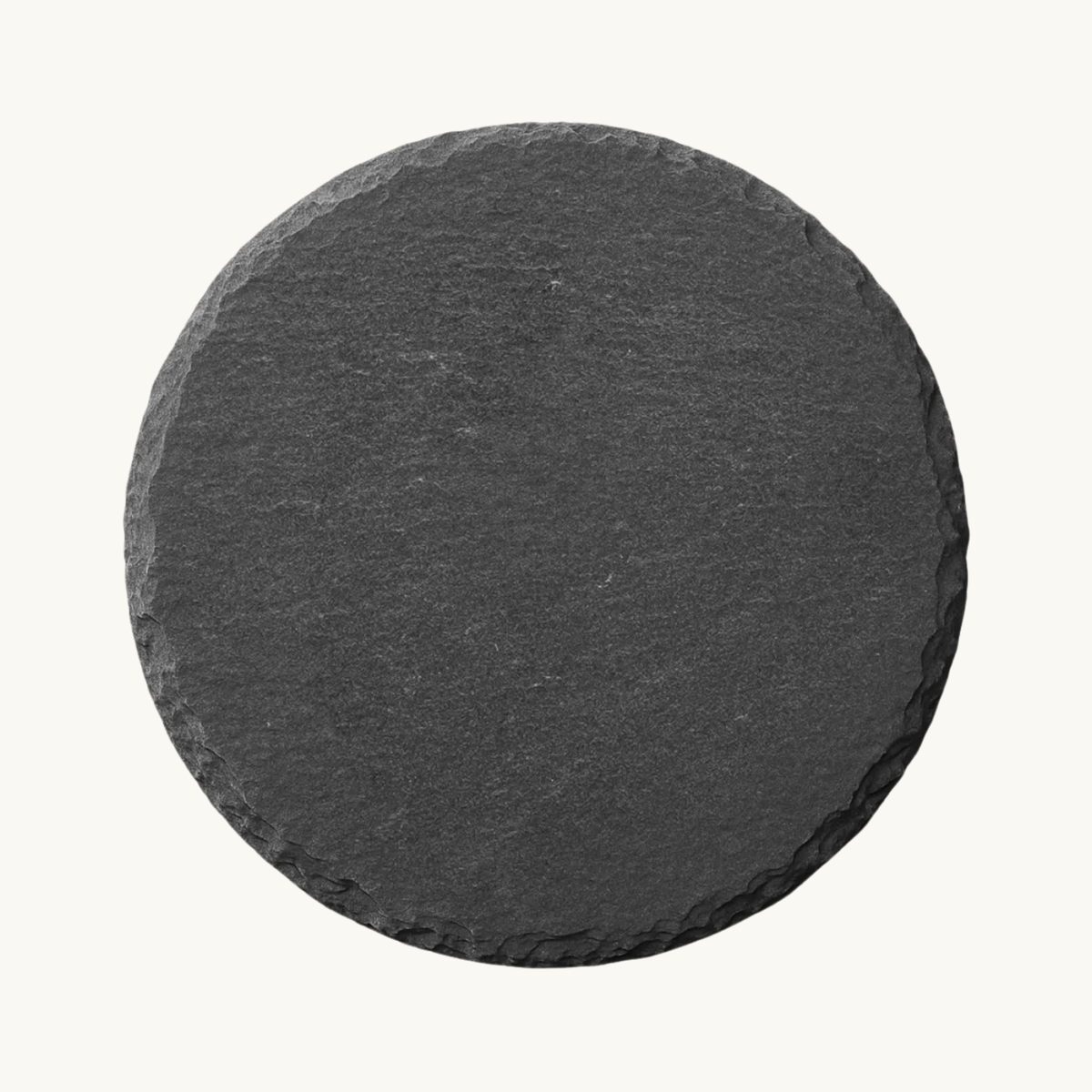Round slate coaster for custom engraving