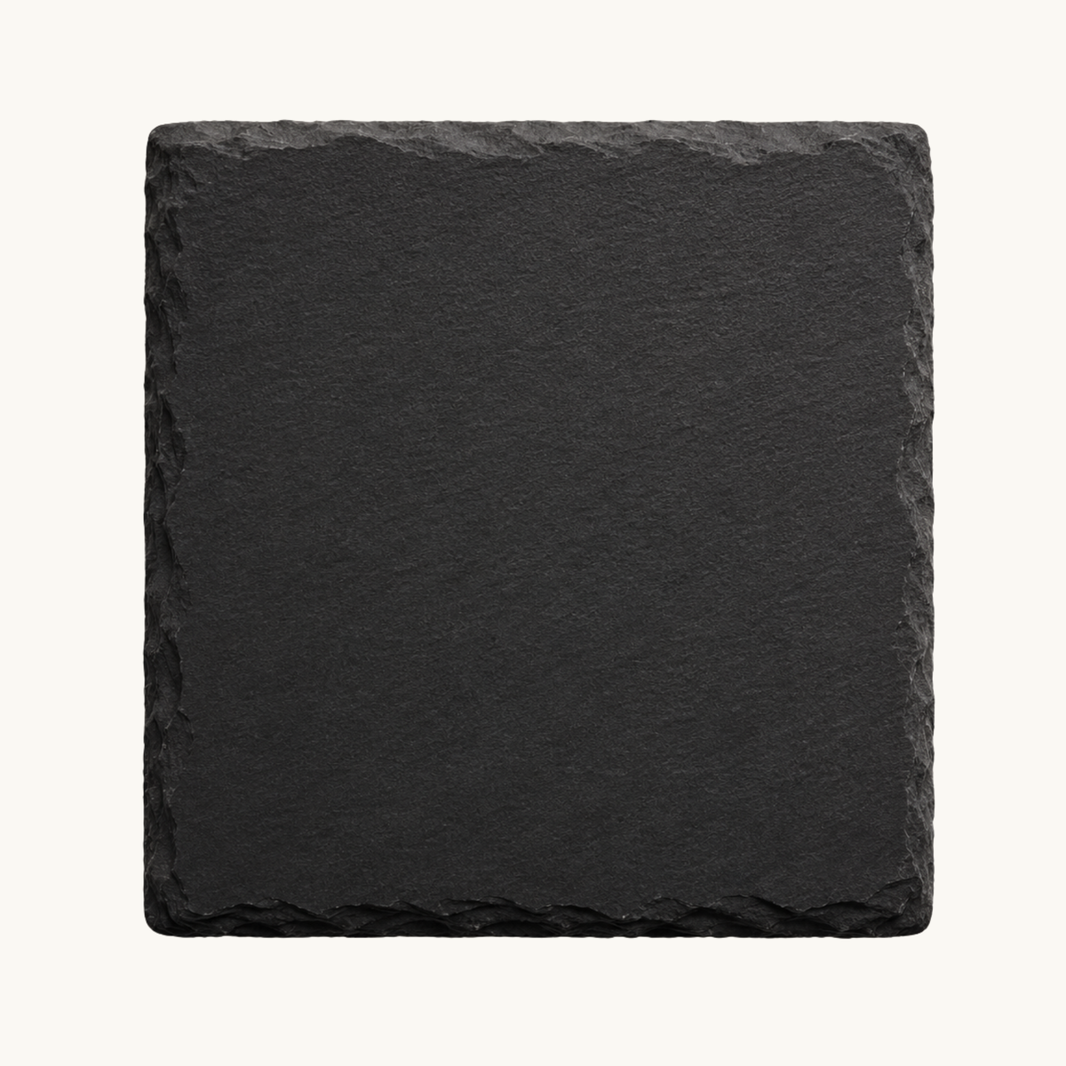 Square slate coaster for custom engraving