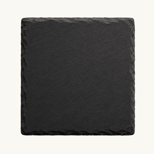 Square slate coaster for custom engraving