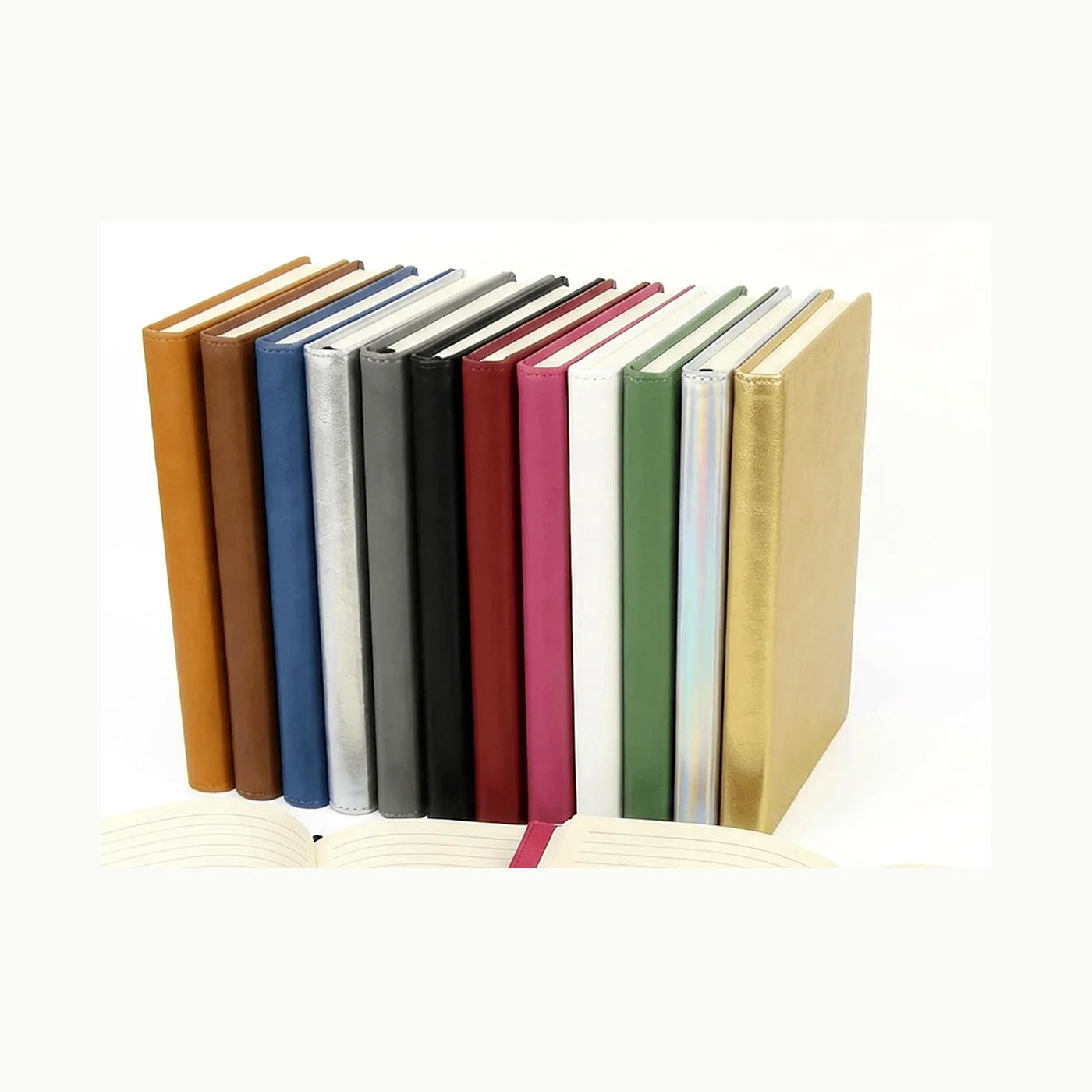 Engravable Laserette notebook journals in assorted colors
