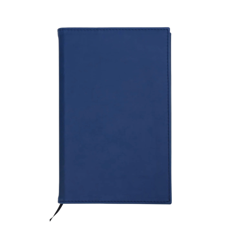 Blue custom engraved Leatherette notebook journal