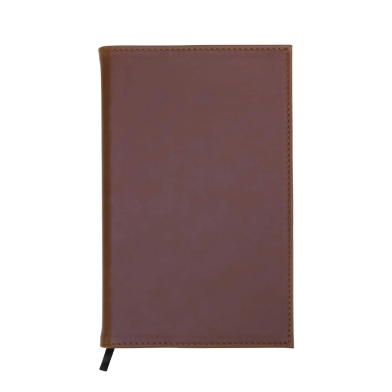 Brown custom engraved Leatherette notebook journal