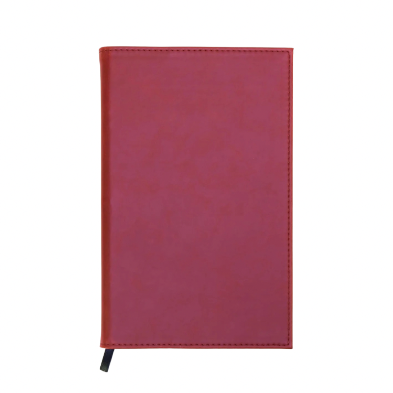 Red custom engraved Leatherette notebook journal
