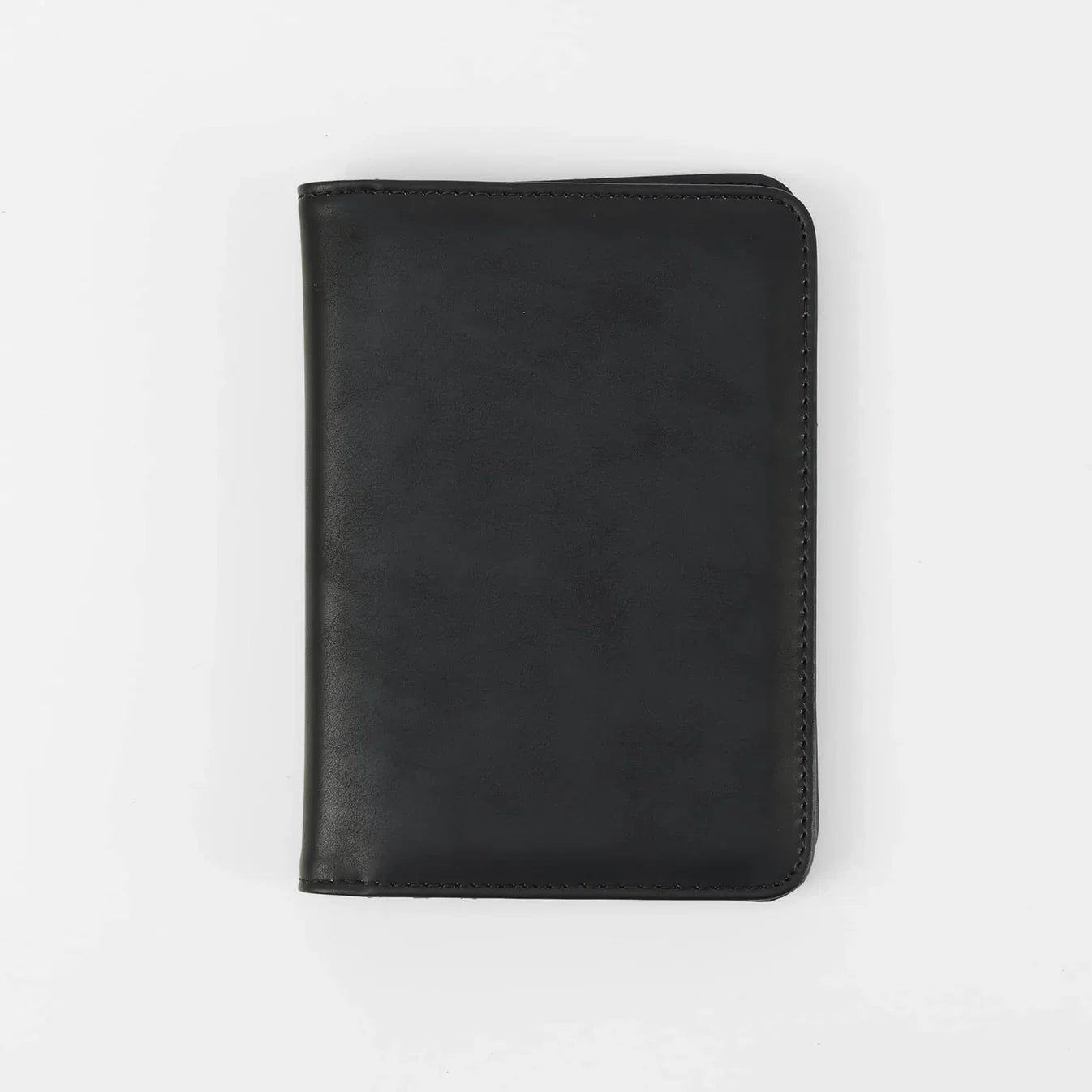 Black custom engraved Laserette passport wallet