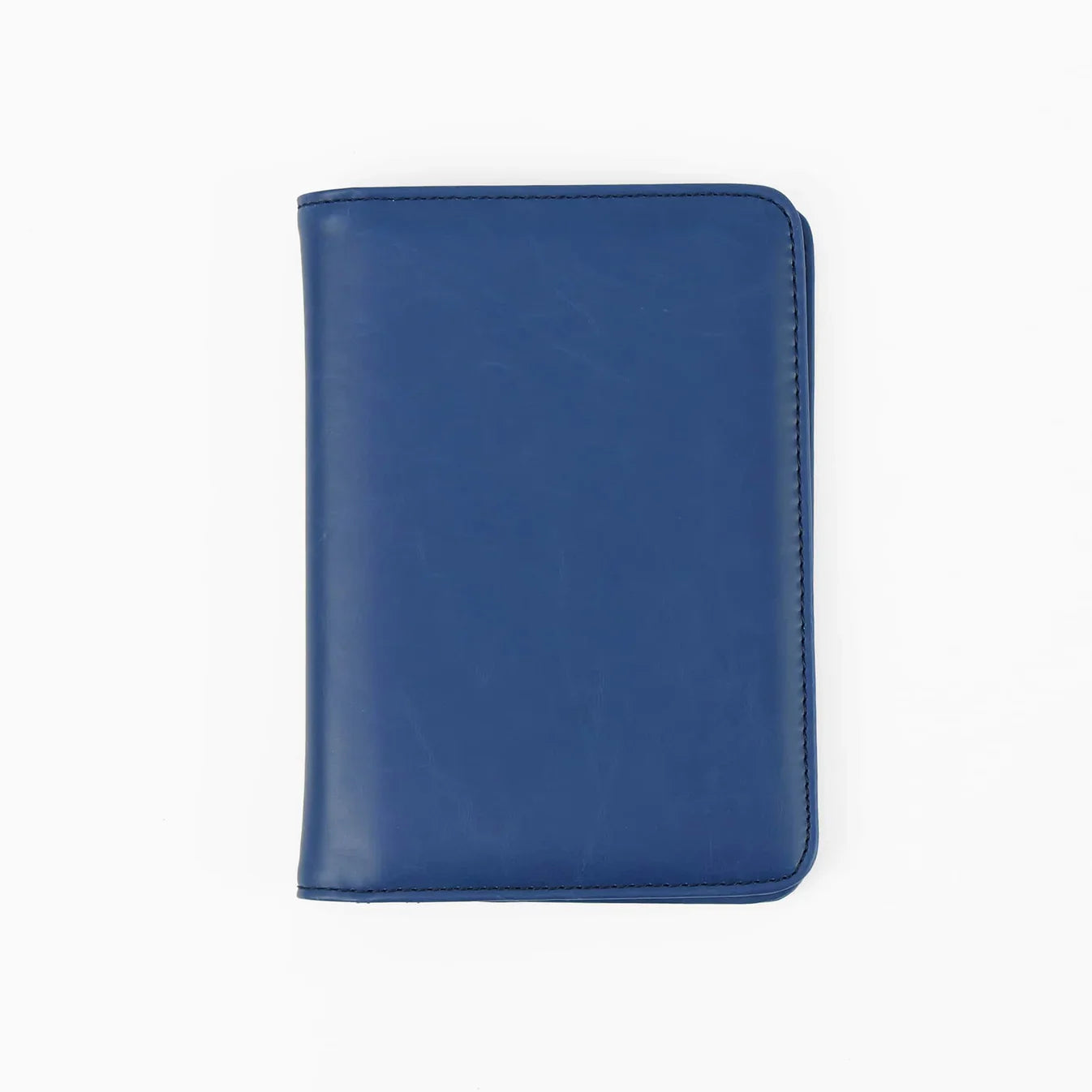 Blue custom engraved Laserette passport wallet