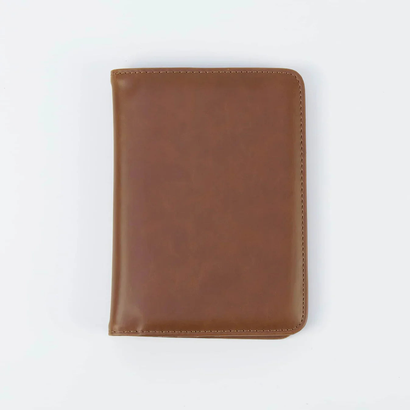 Brown custom engraved Laserette passport wallet