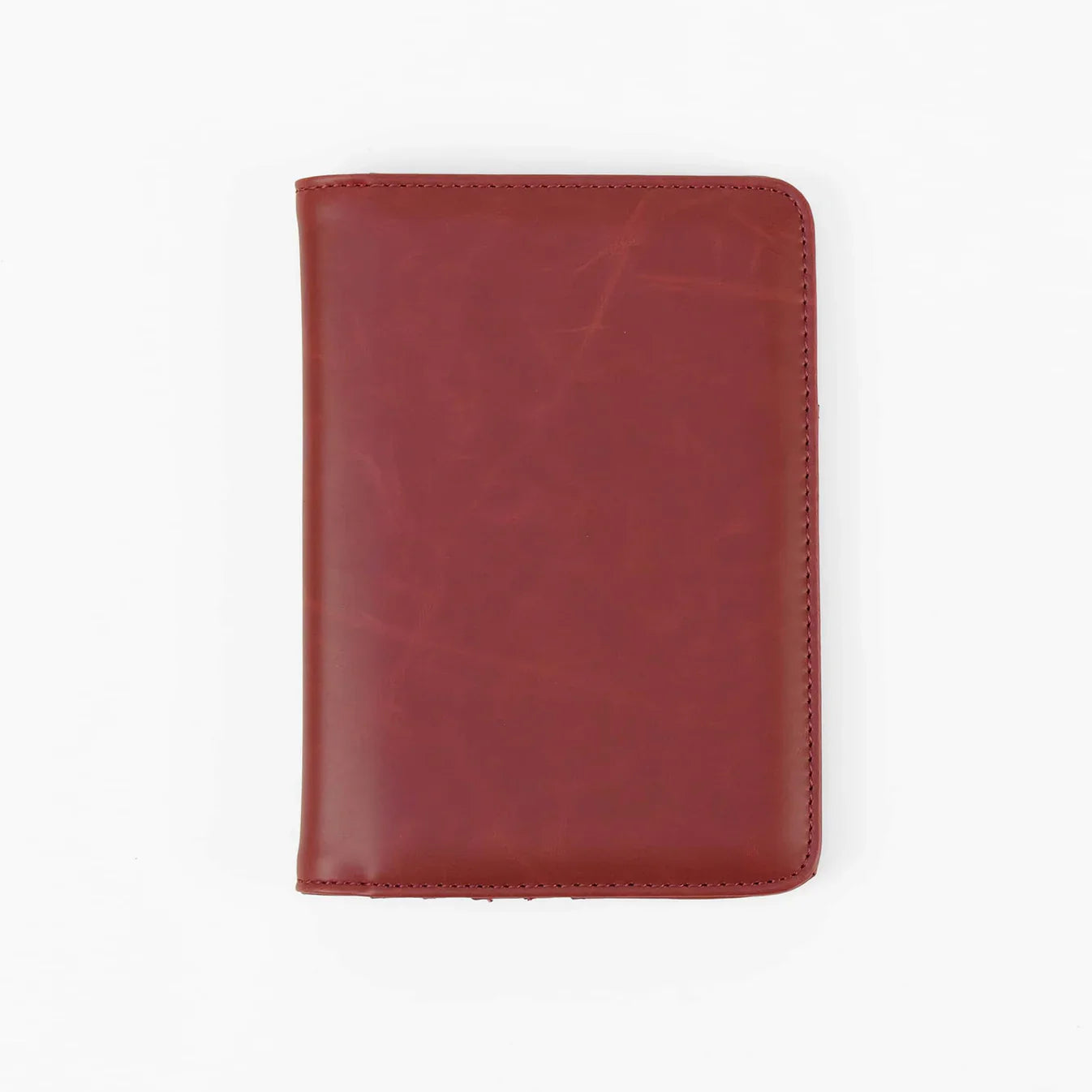 Red custom engraved Laserette passport wallet