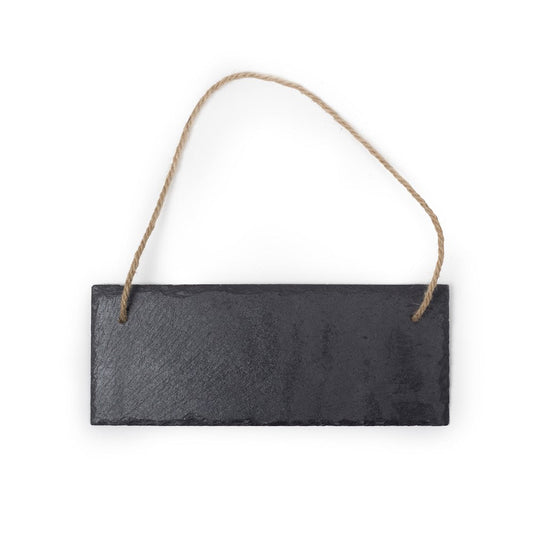 Personalized hanging slate sign blank natural slate plaque with hanging cord